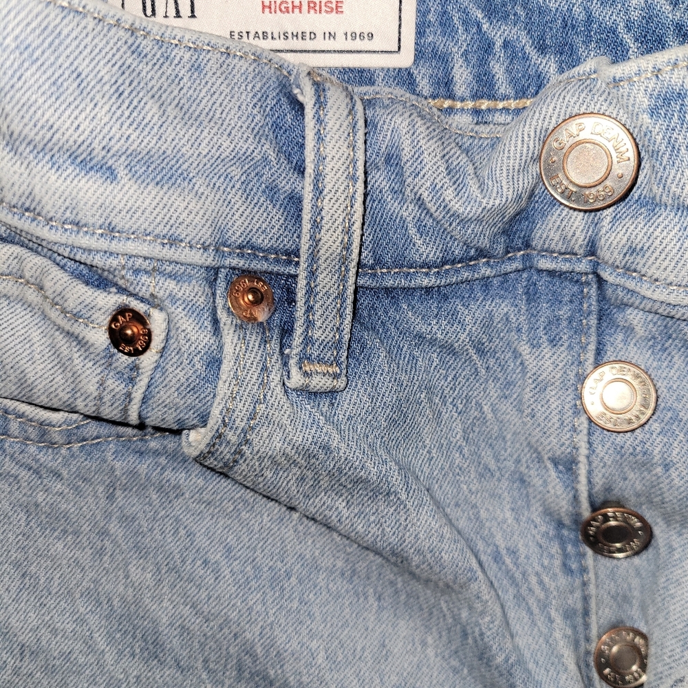GAP Cheeky Straight High Rise Jeans 26/2 Petite - Picture 5 of 7